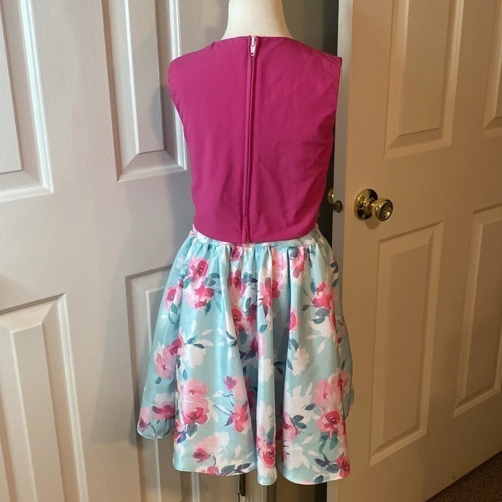 Custom Made Zippered Back Top & Floral Skirt- NEW